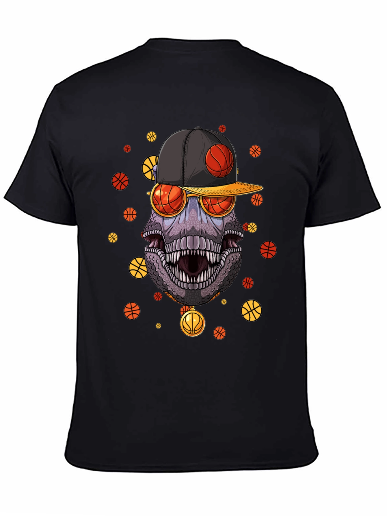 Basketball Dinosaur Graphic Tee