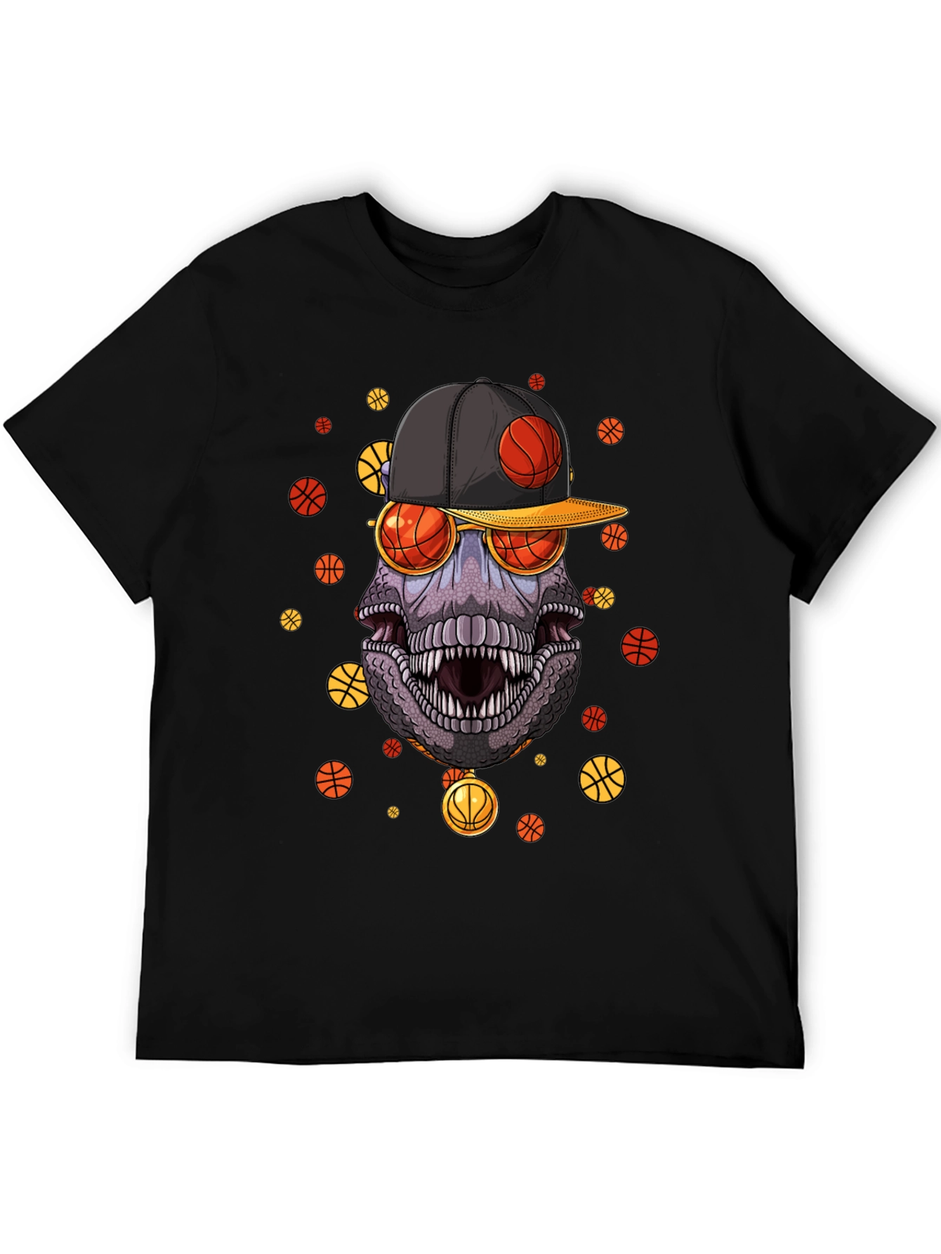 Basketball Dinosaur Graphic Tee
