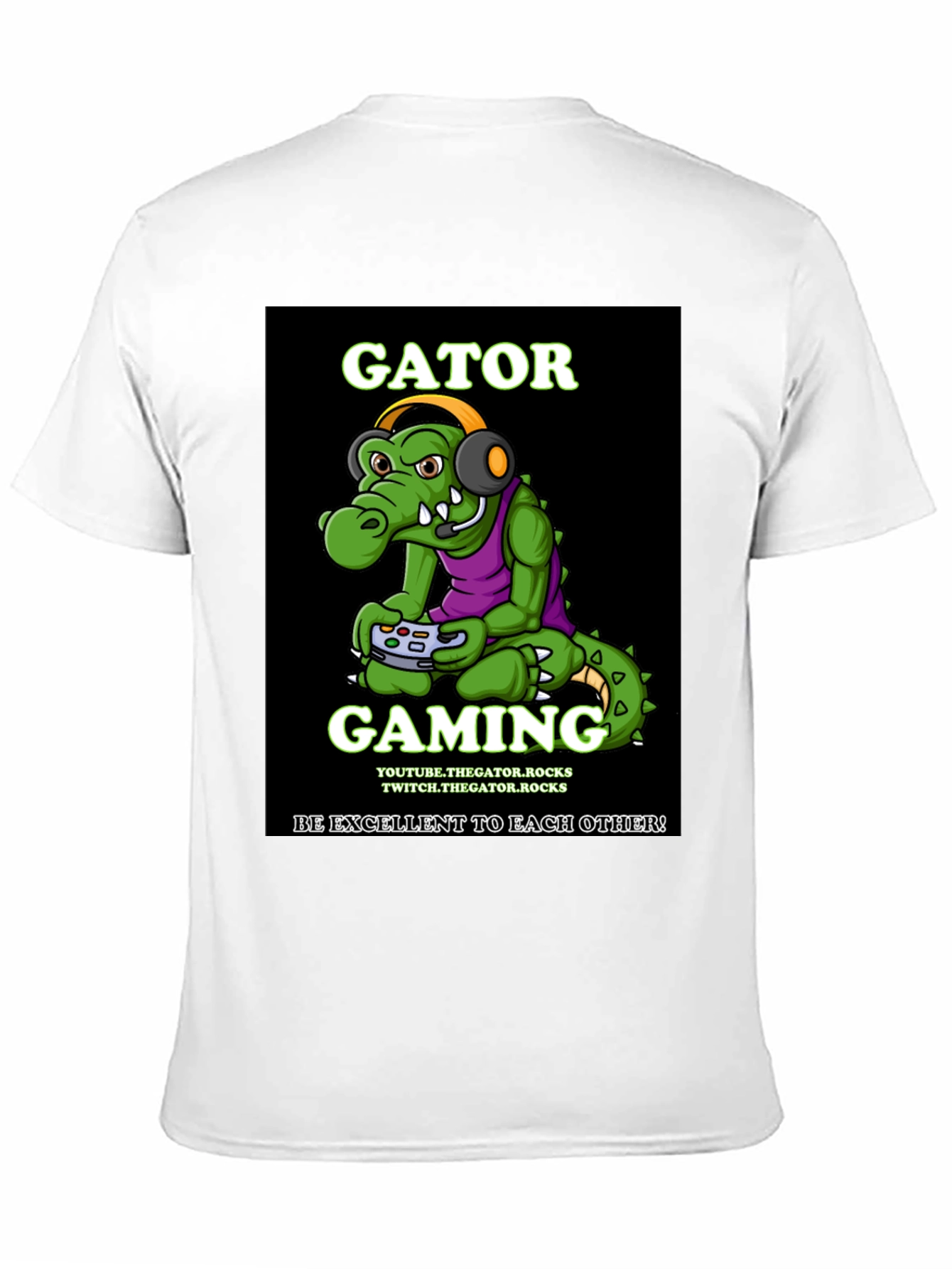Gator Gaming T-Shirt - Be Excellent!