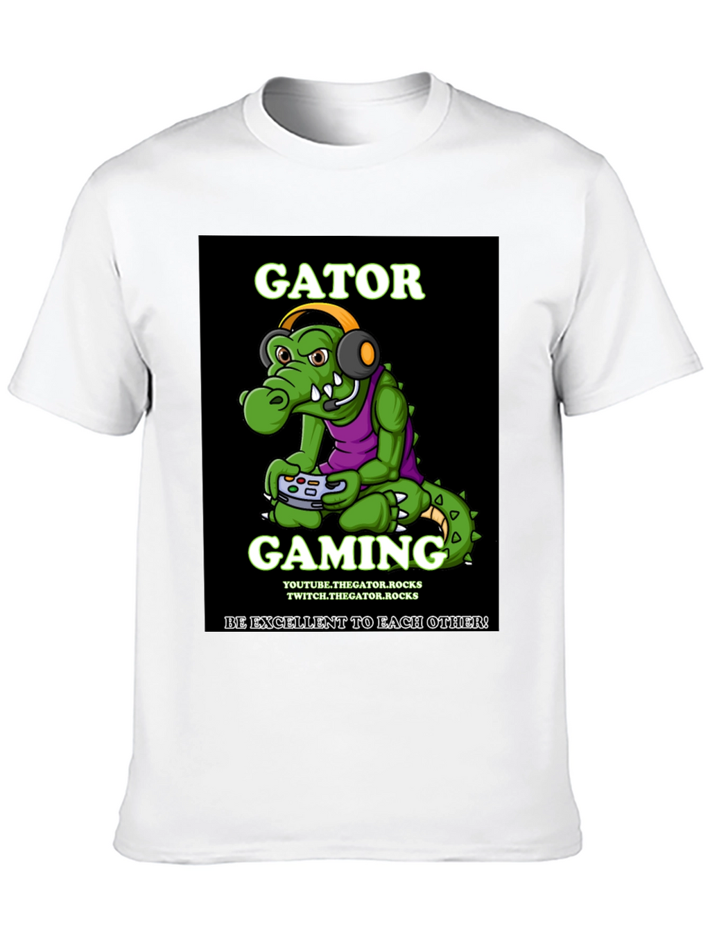 Gator Gaming T-Shirt - Be Excellent!