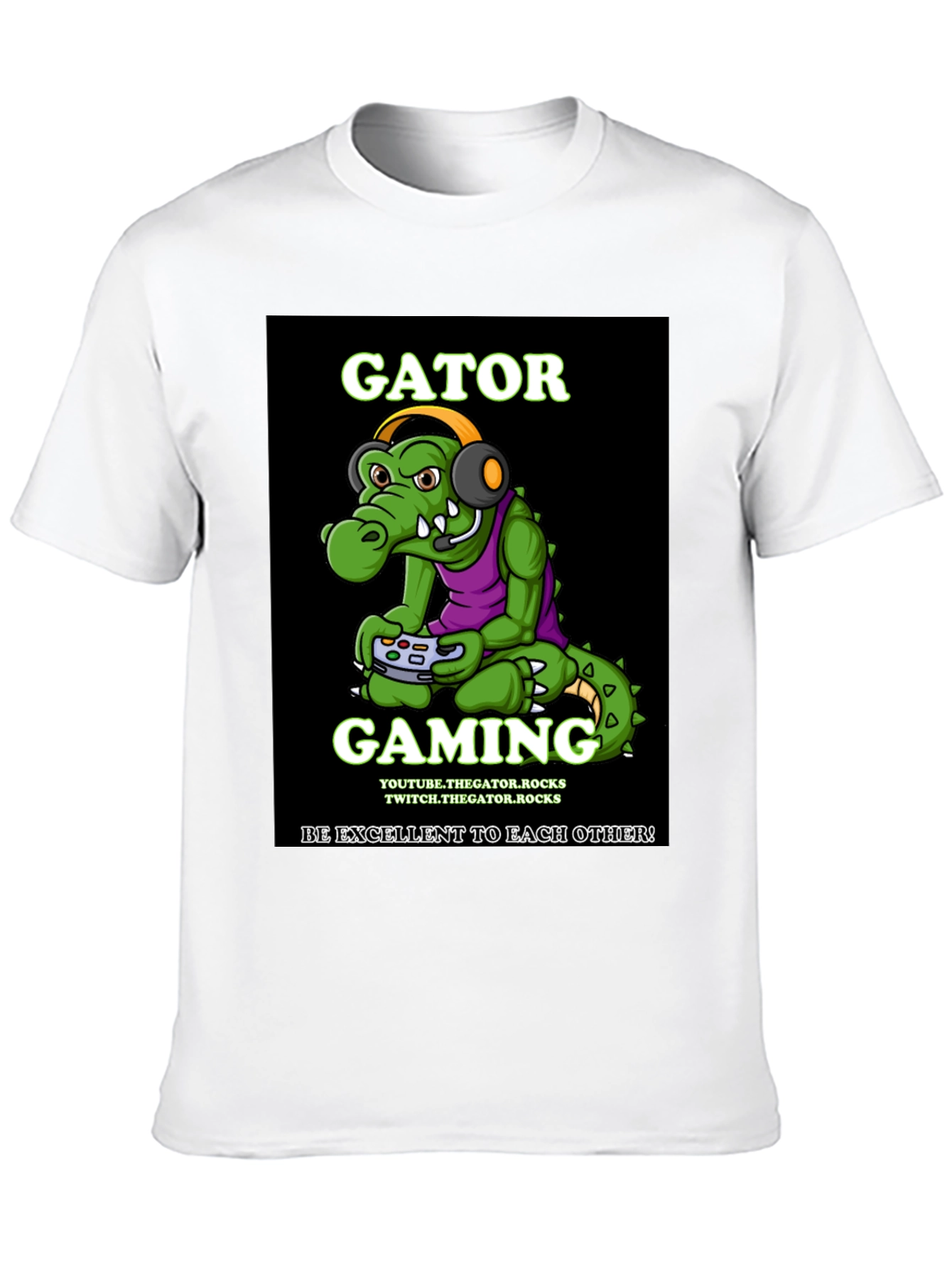 Gator Gaming T-Shirt - Be Excellent!