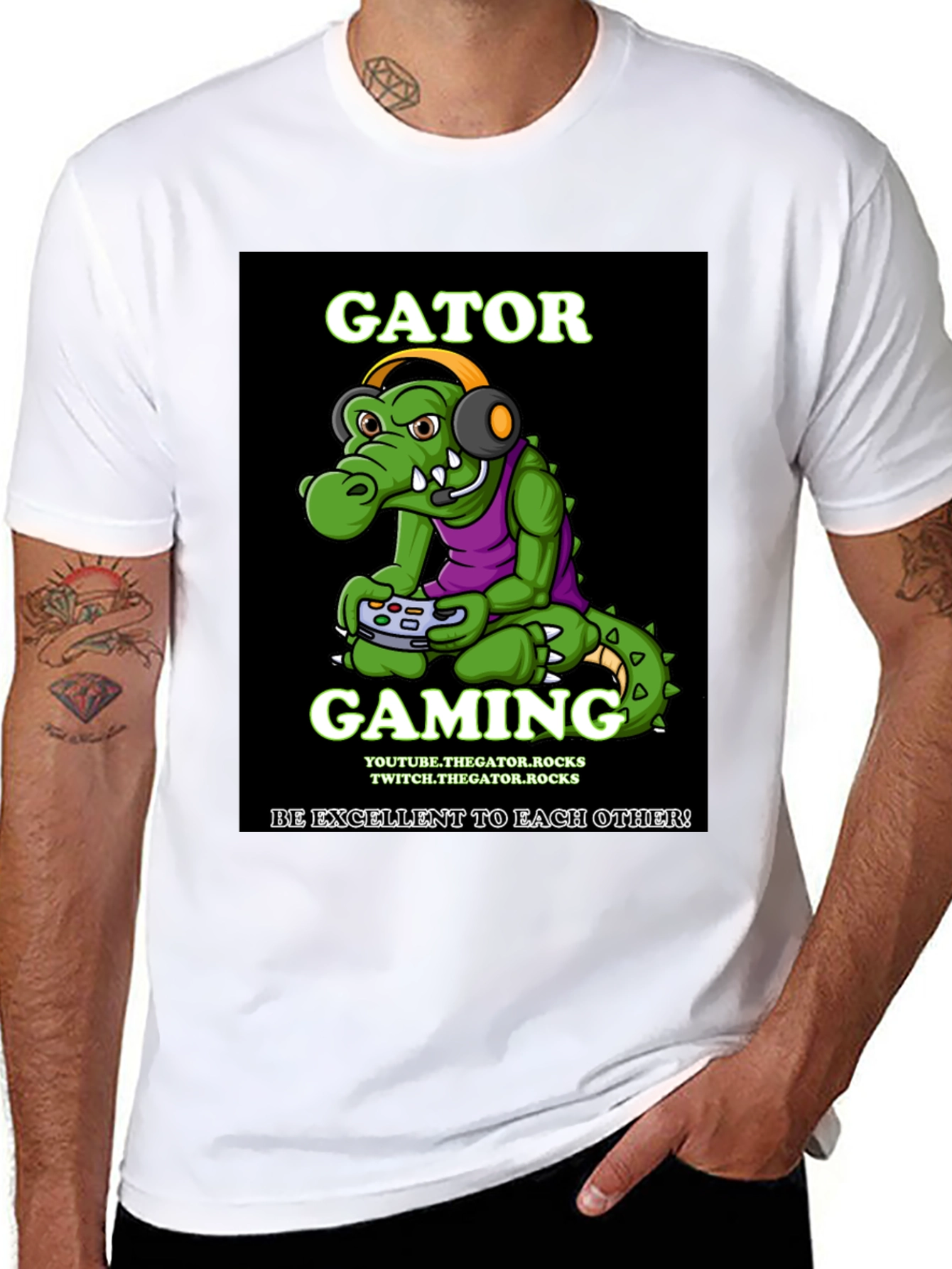 Gator Gaming T-Shirt - Be Excellent!