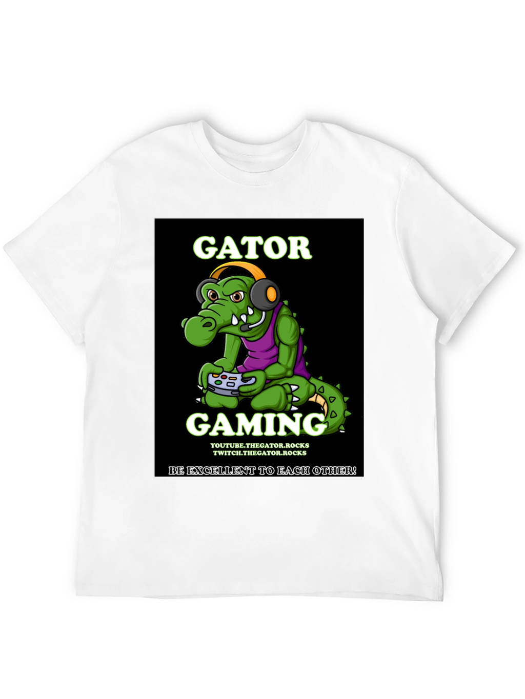 Gator Gaming T-Shirt - Be Excellent!