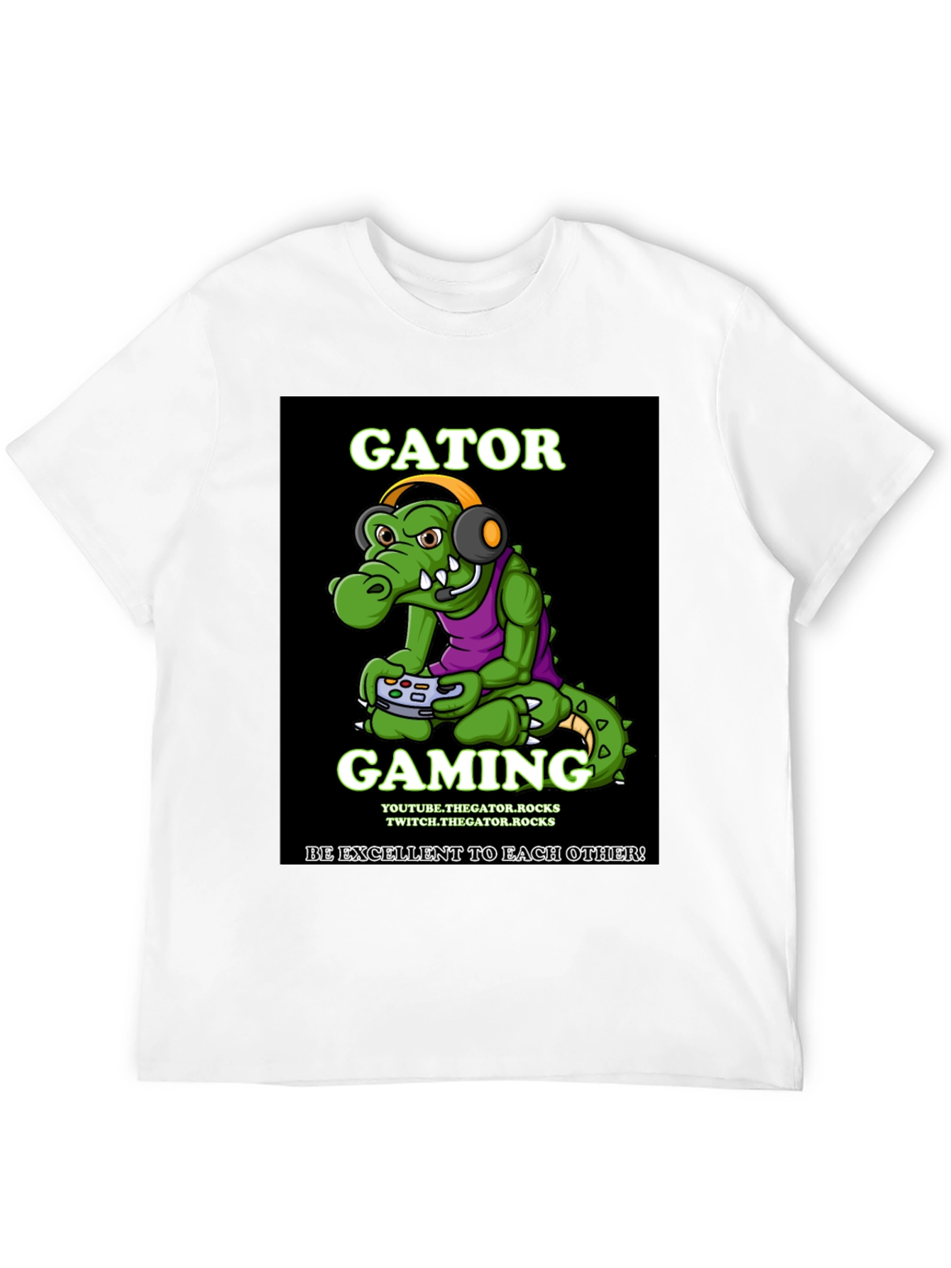 Gator Gaming T-Shirt - Be Excellent!