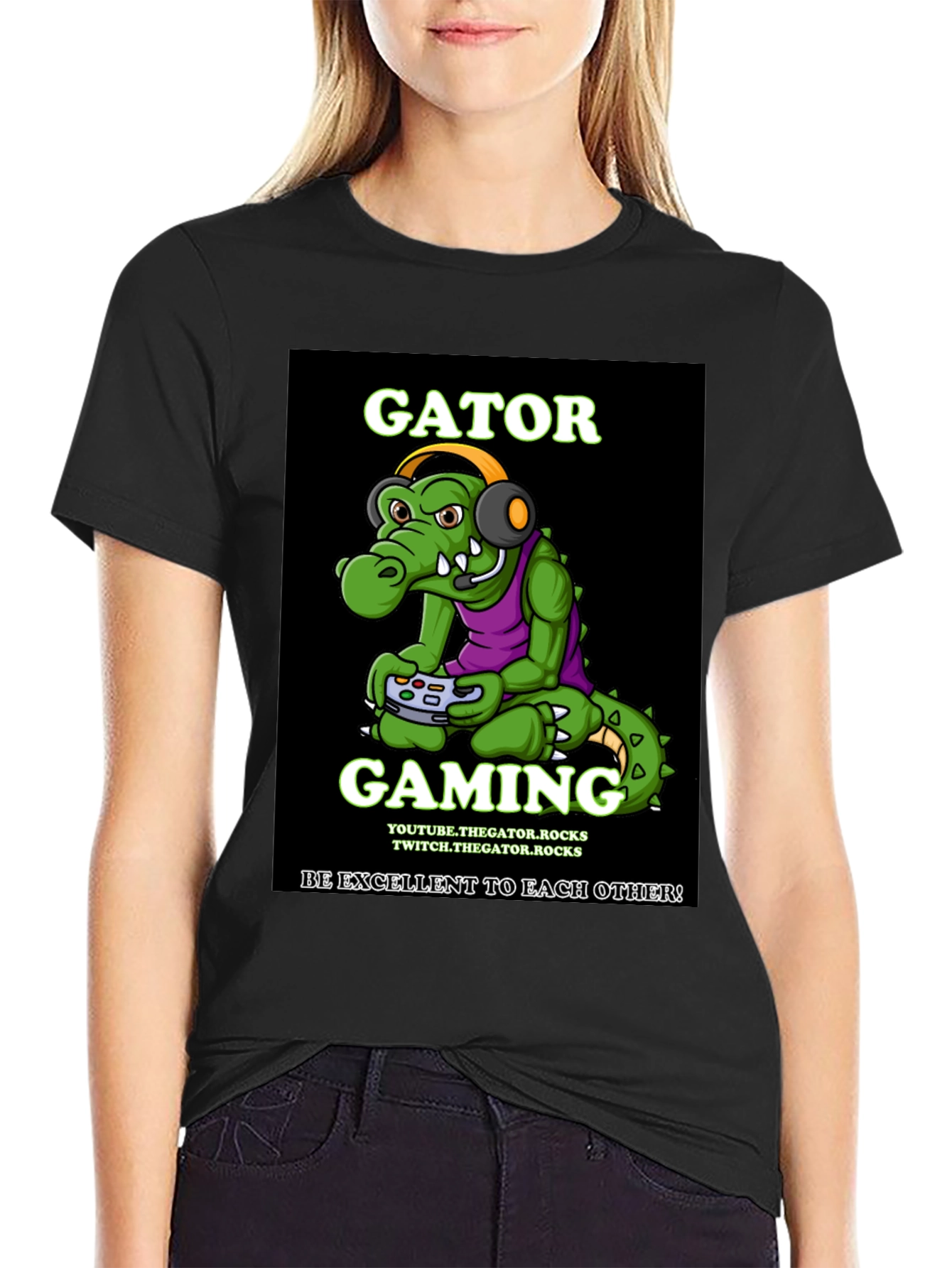 Gator Gaming T-Shirt - Be Excellent!