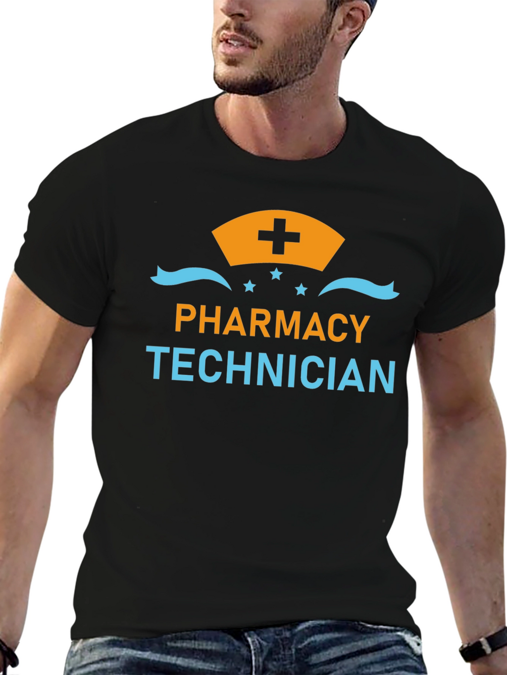 Pharmacy Technician T-Shirt Black