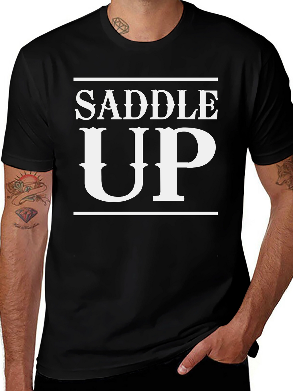 Saddle Up Graphic Tee - Western Style T-Shirt