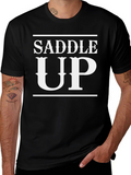 Saddle Up Graphic Tee - Western Style T-Shirt