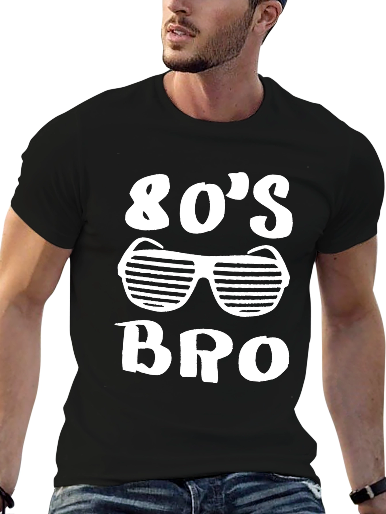 80s Bro Graphic T-Shirt - Party Ready