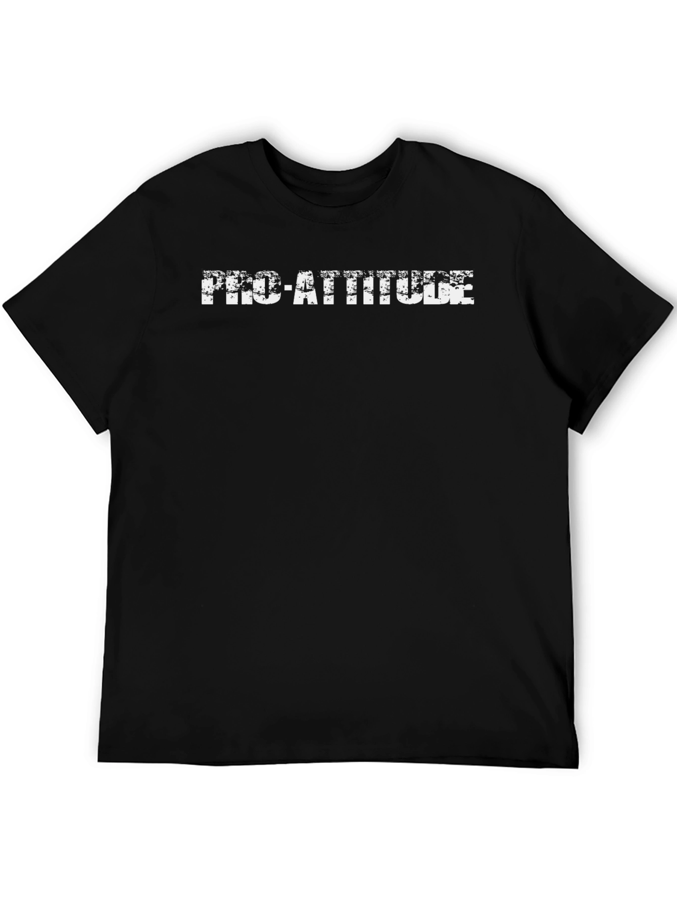 Pro-Attitude Black Graphic Tee