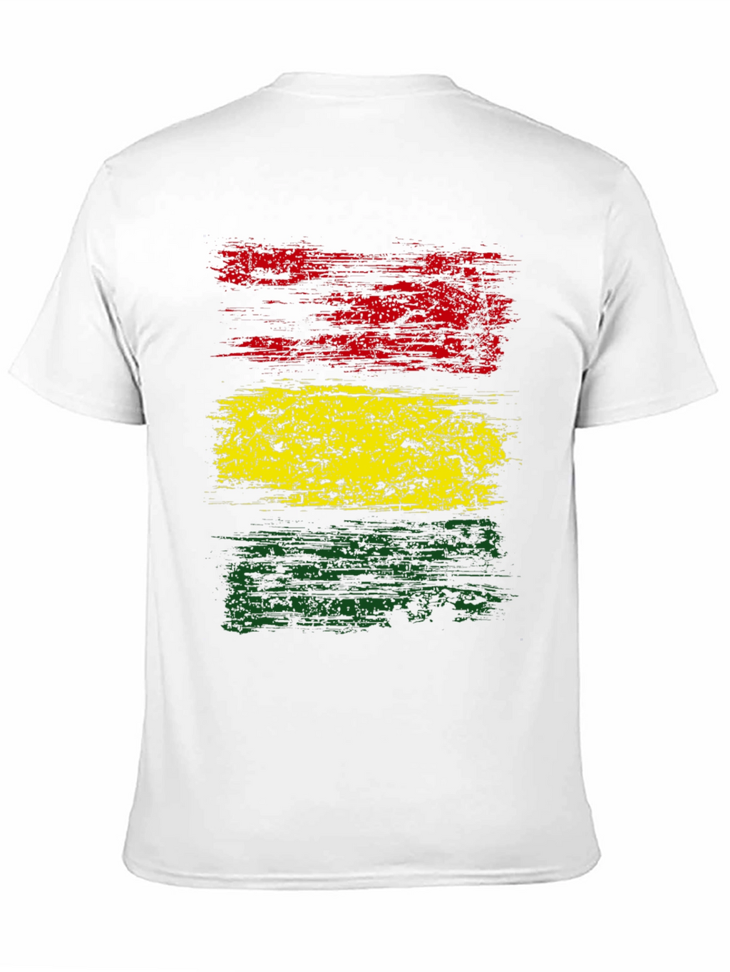 Rasta Flag T-Shirt - Distressed Graphic Tee