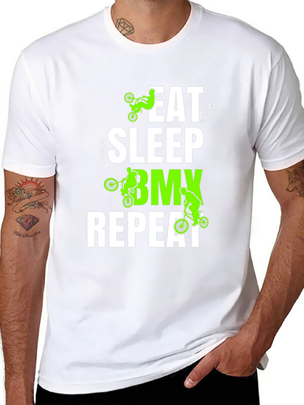 Eat Sleep BMX Repeat T-Shirt