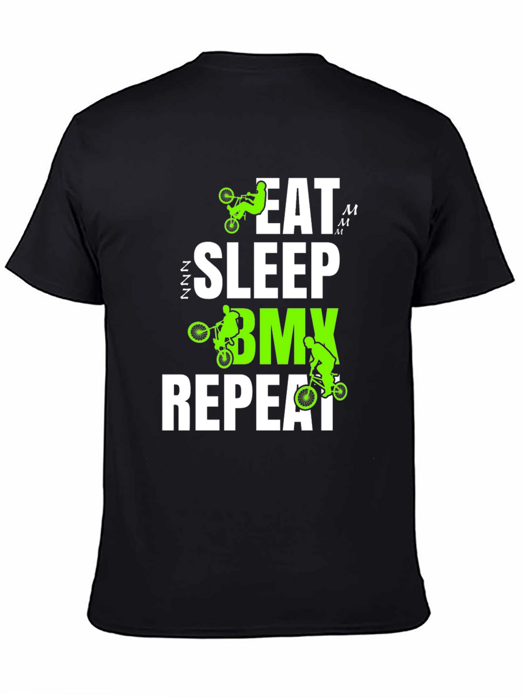 Eat Sleep BMX Repeat T-Shirt
