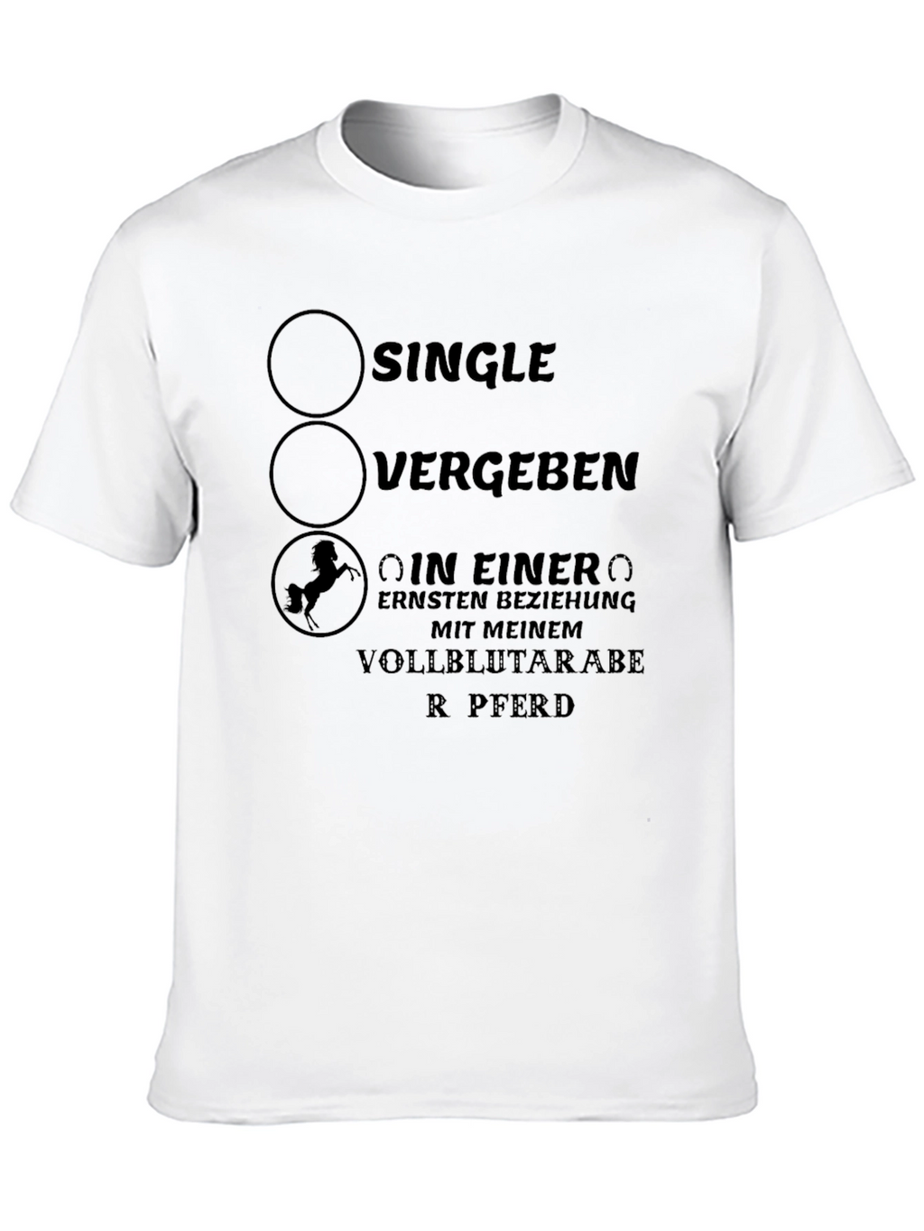 Single Vergeben Horse Lover T-Shirt