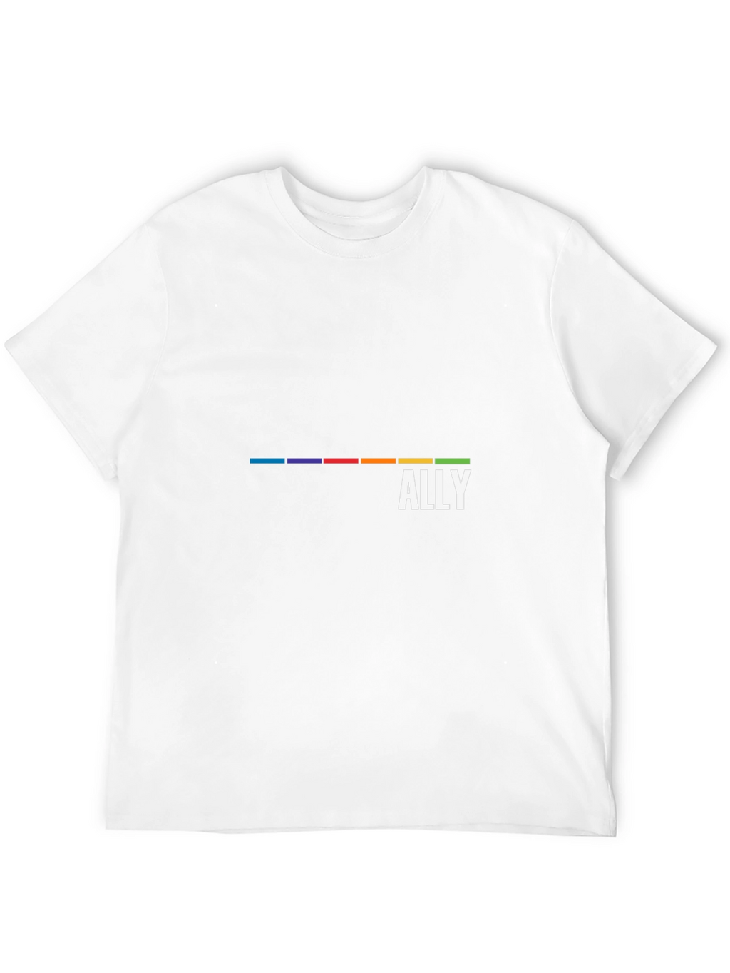 LGBTQ Ally Rainbow Pride T-Shirt