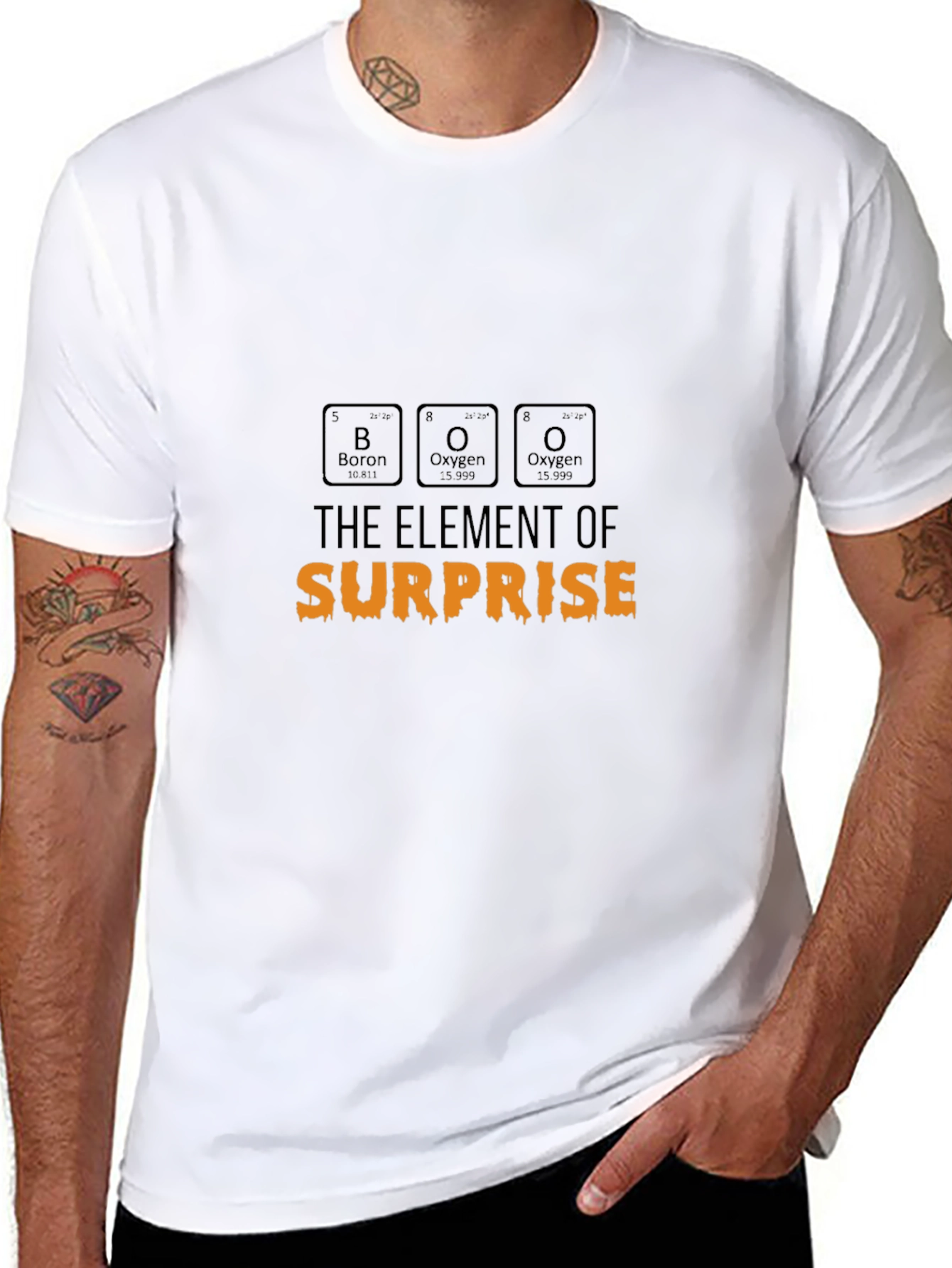 Element of Surprise Graphic Tee - Science Humor