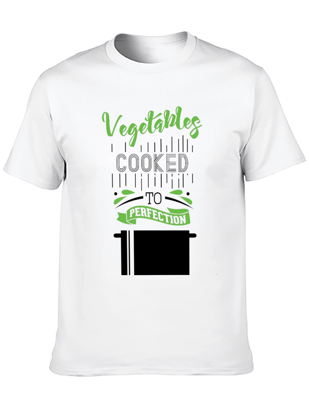 Vegetables Cooked To Perfection Black T-Shirt