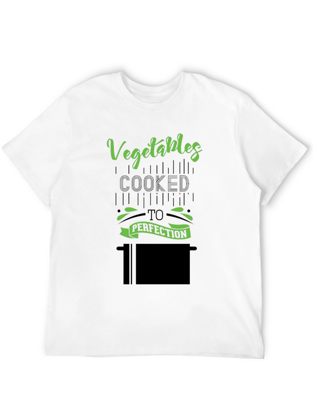 Vegetables Cooked To Perfection Black T-Shirt