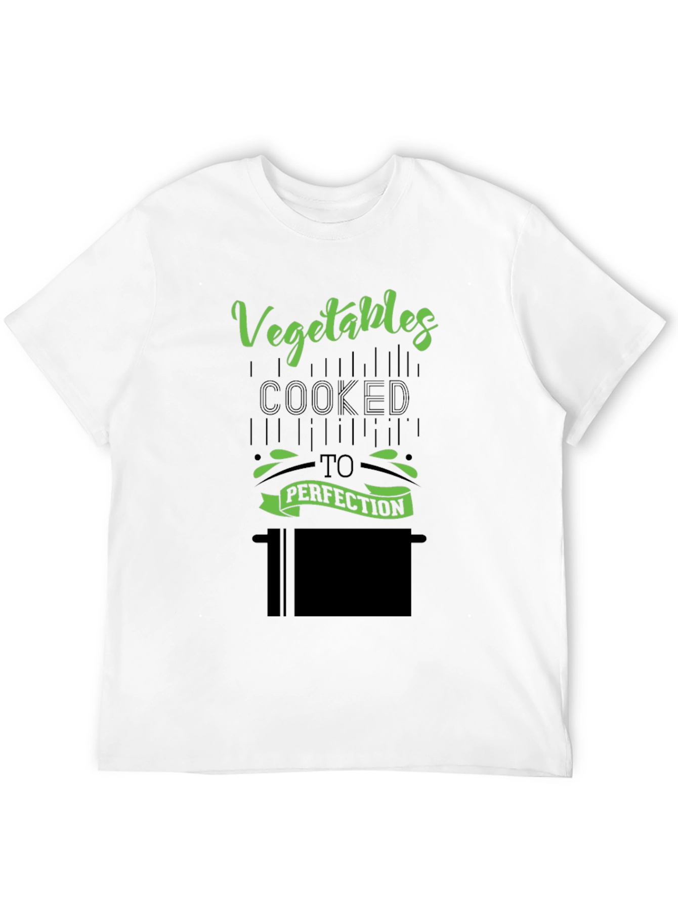 Vegetables Cooked To Perfection Black T-Shirt