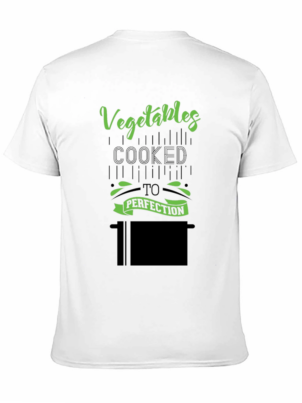Vegetables Cooked To Perfection Black T-Shirt