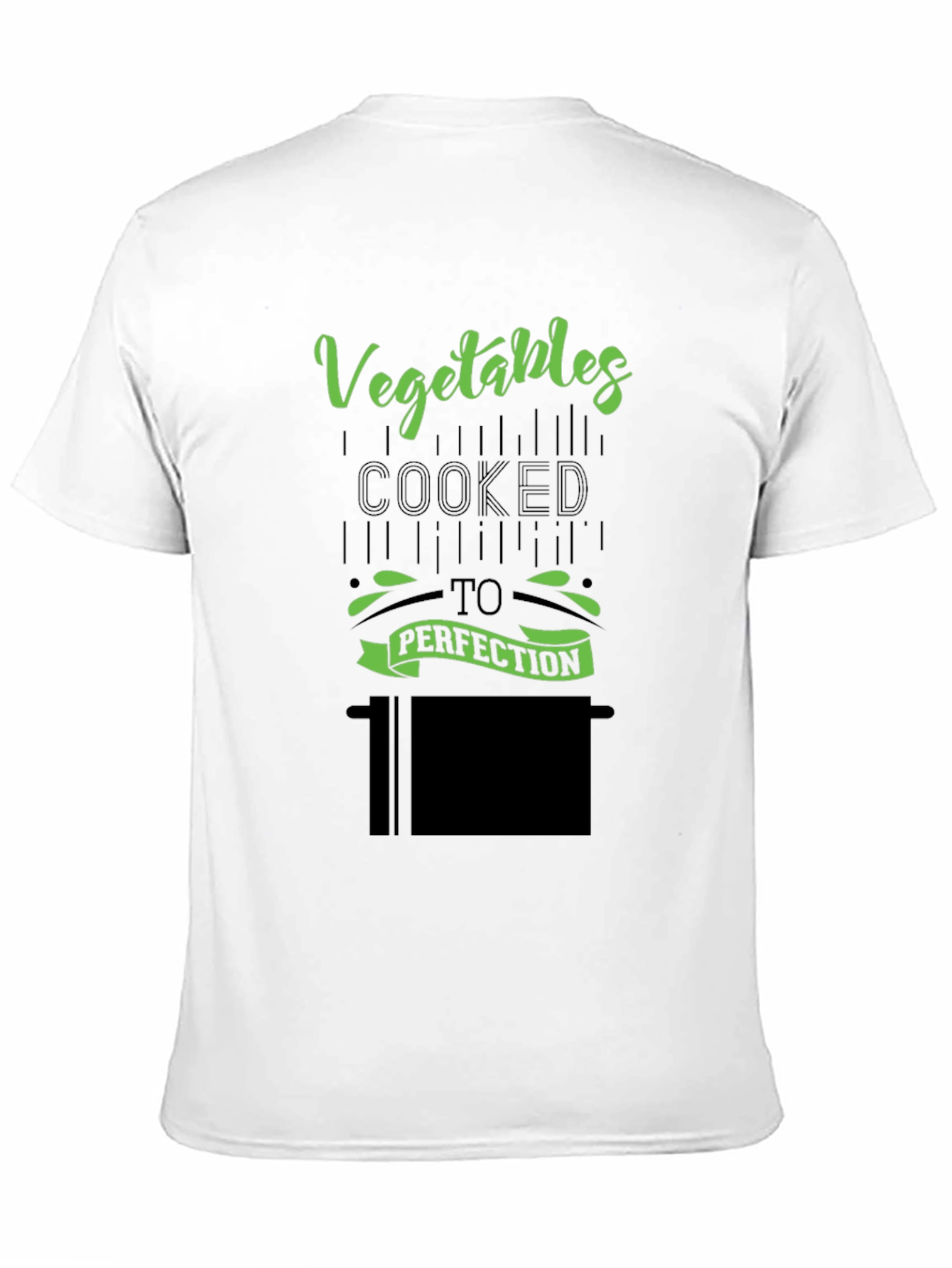 Vegetables Cooked To Perfection Black T-Shirt