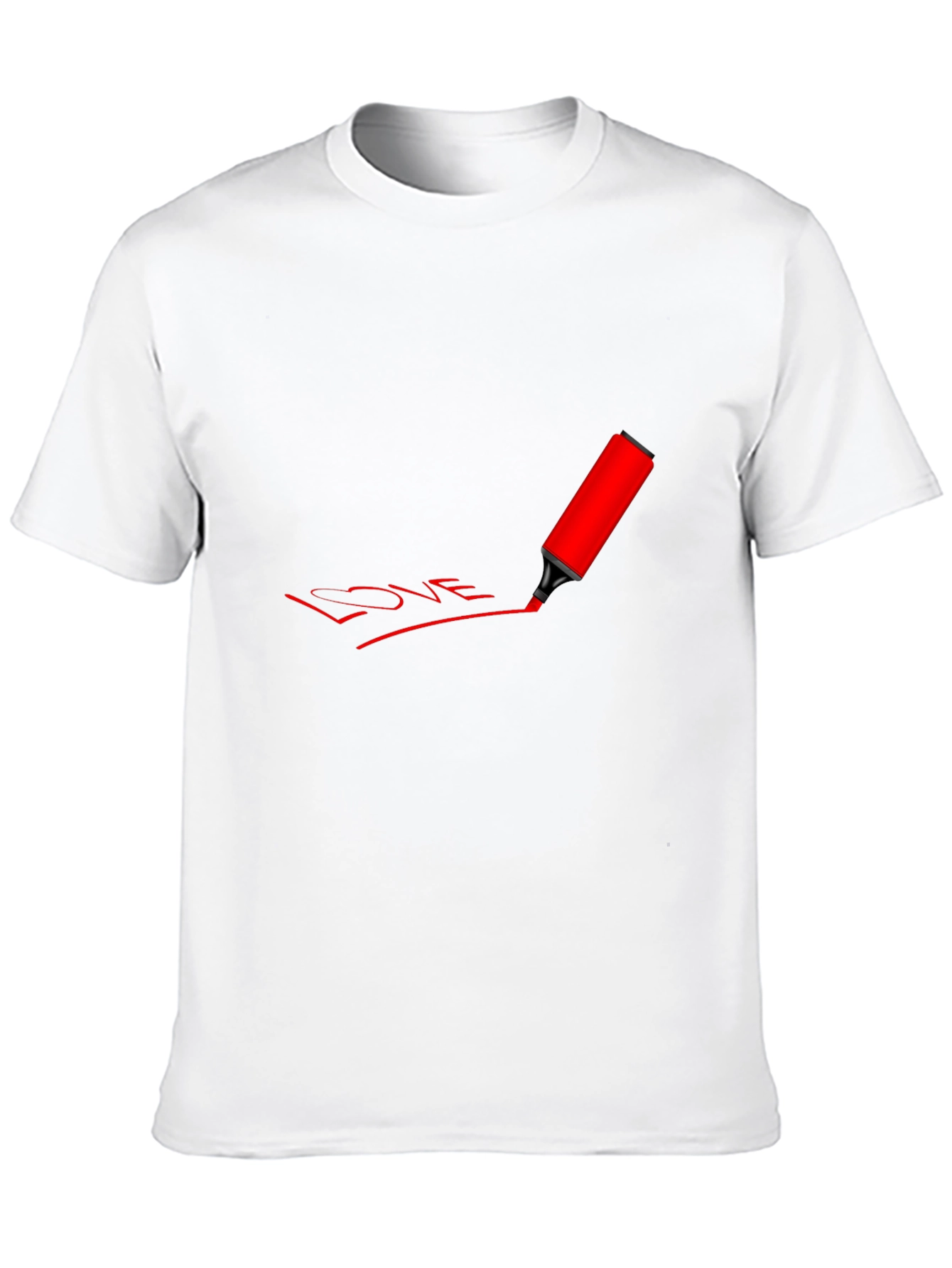 Love Marker Graphic Tee - Black