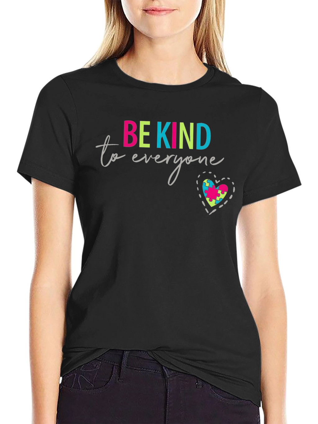 Be Kind to Everyone Autism Awareness Graphic Tee