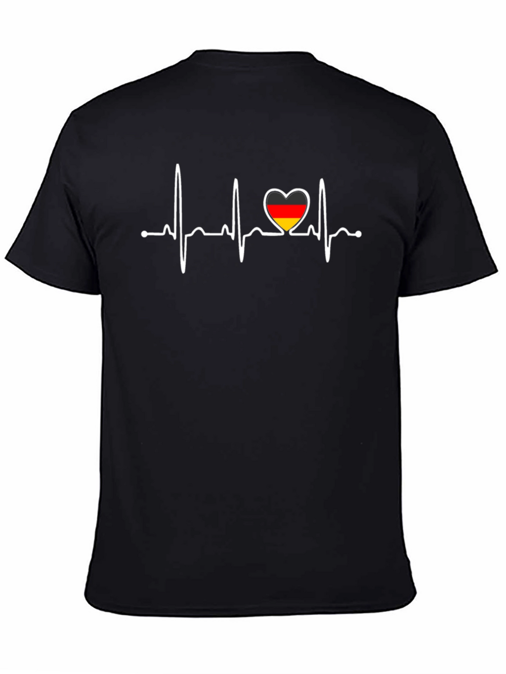 German Flag Heartbeat T-Shirt