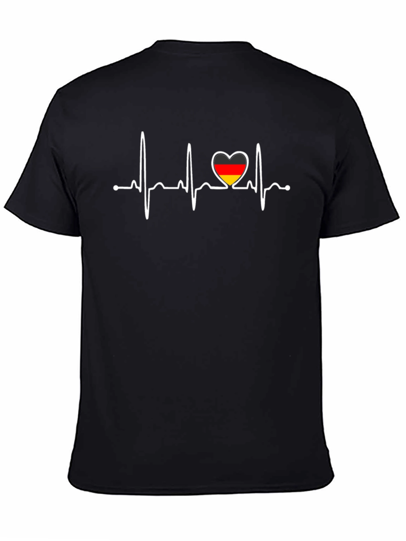 German Flag Heartbeat T-Shirt