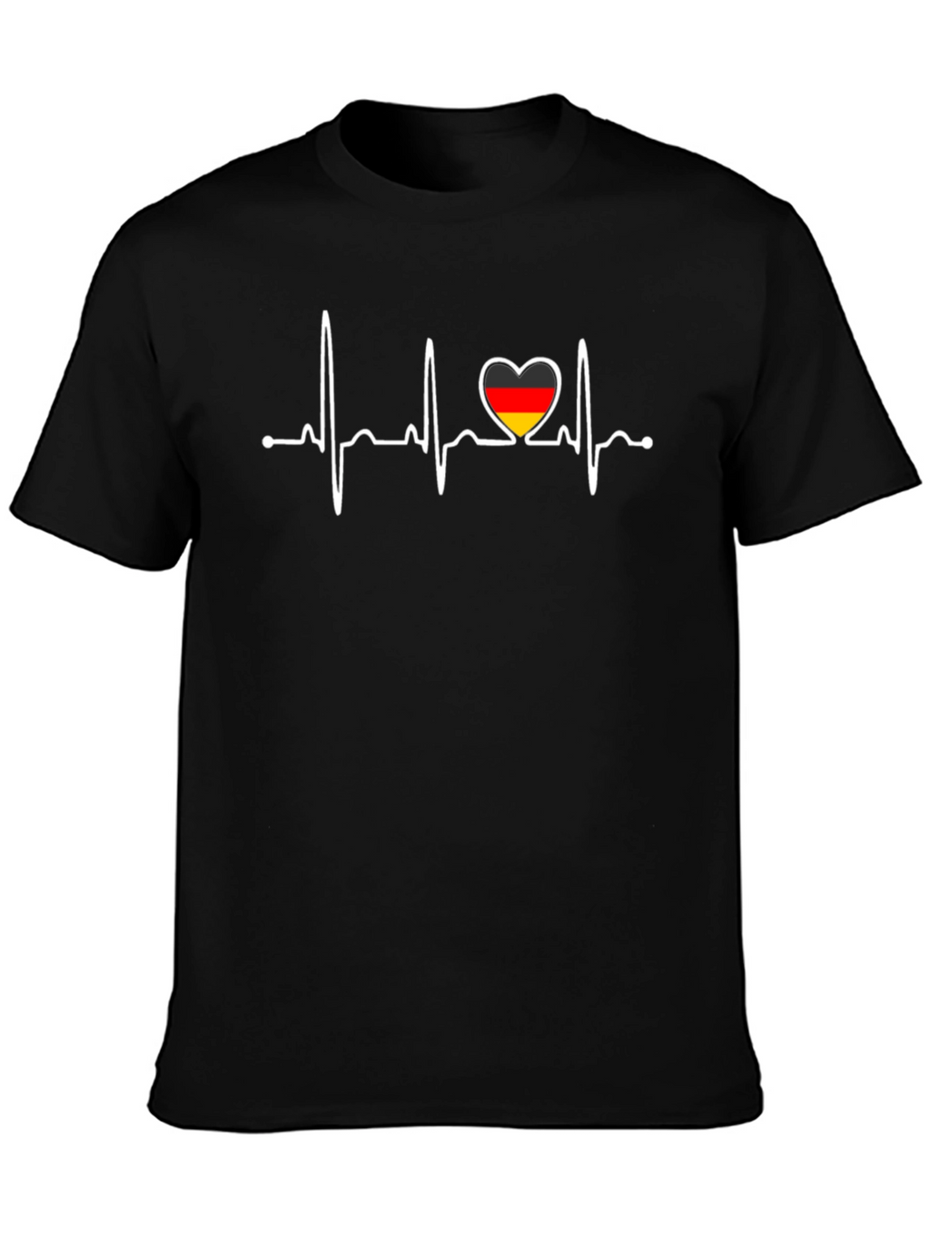 German Flag Heartbeat T-Shirt