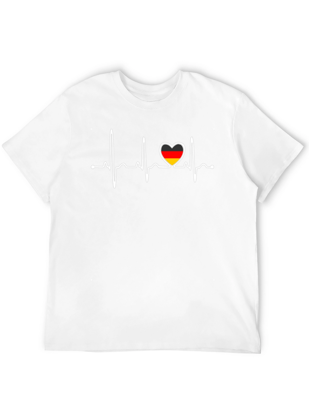 German Flag Heartbeat T-Shirt