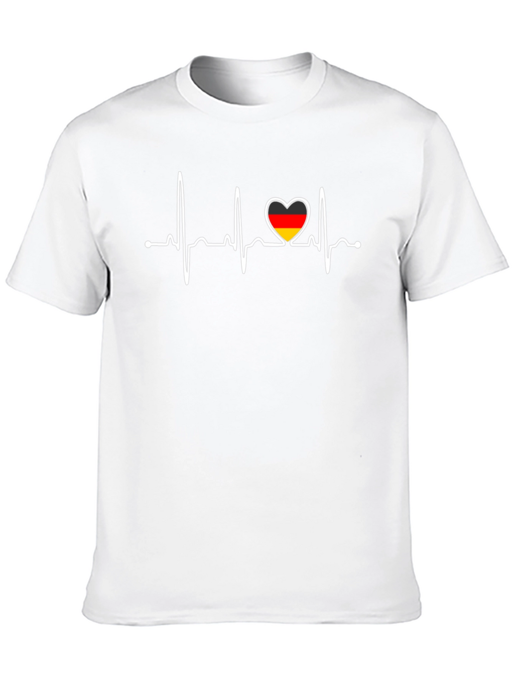German Flag Heartbeat T-Shirt