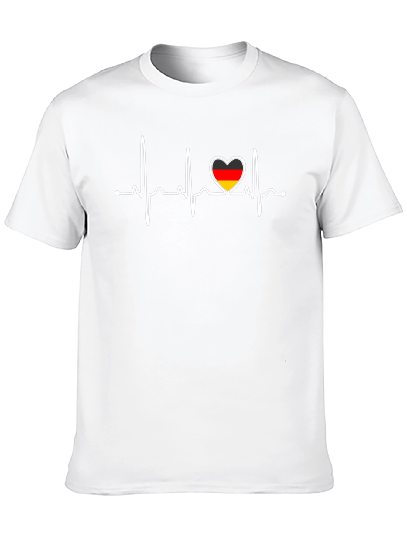 German Flag Heartbeat T-Shirt