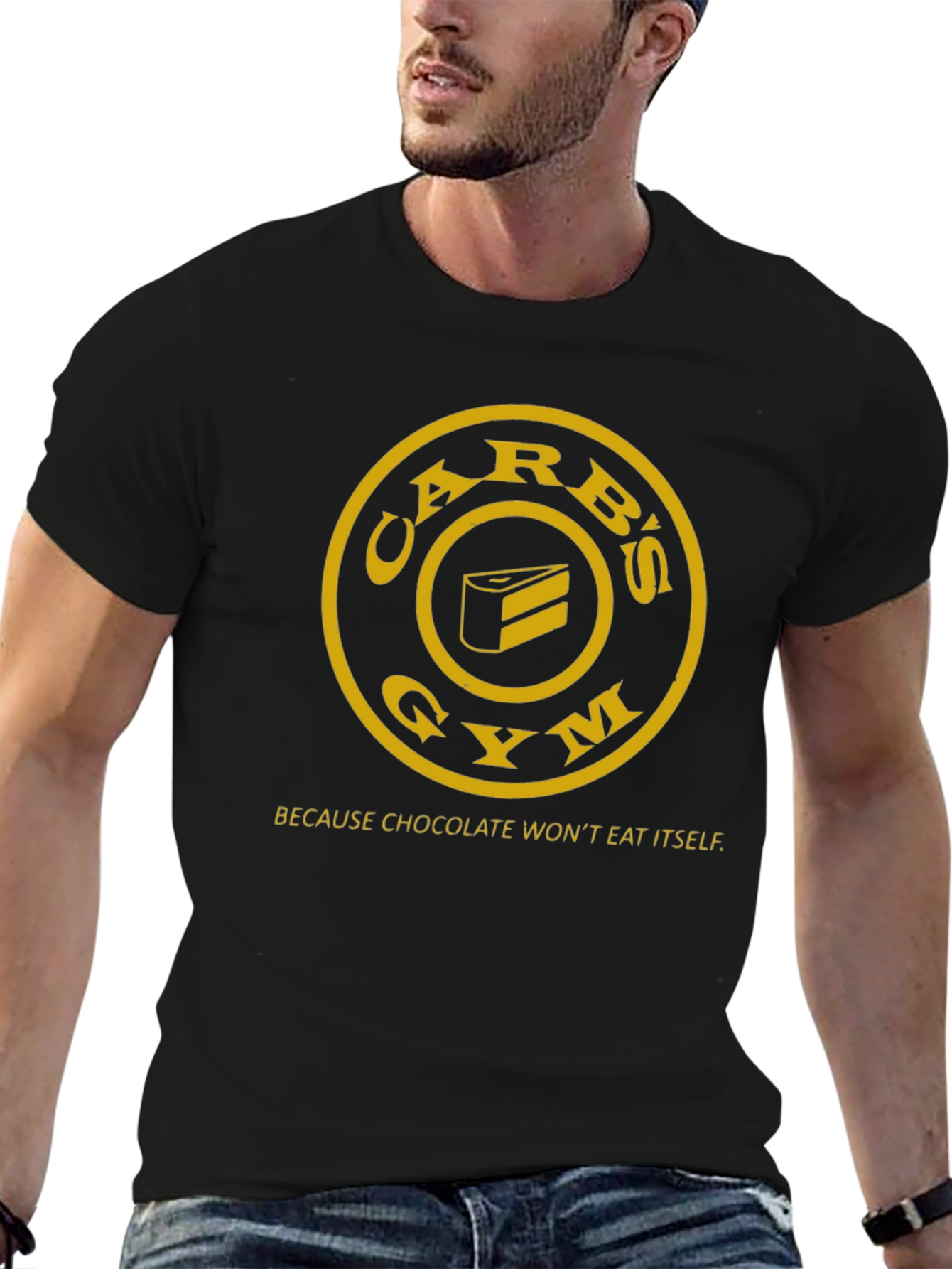 Carbs Gym T-Shirt - Chocolate Wont Eat Itself