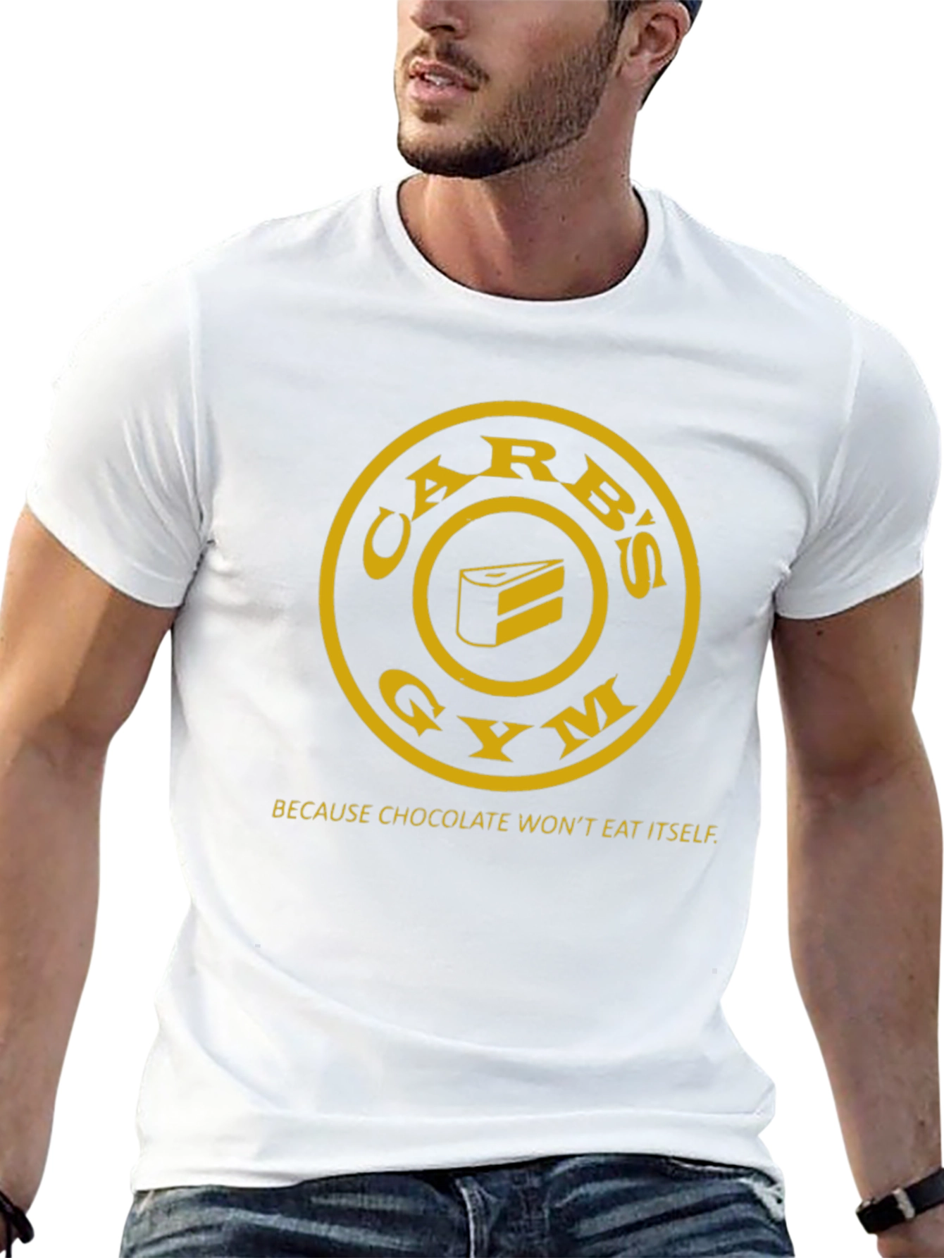 Carbs Gym T-Shirt - Chocolate Wont Eat Itself