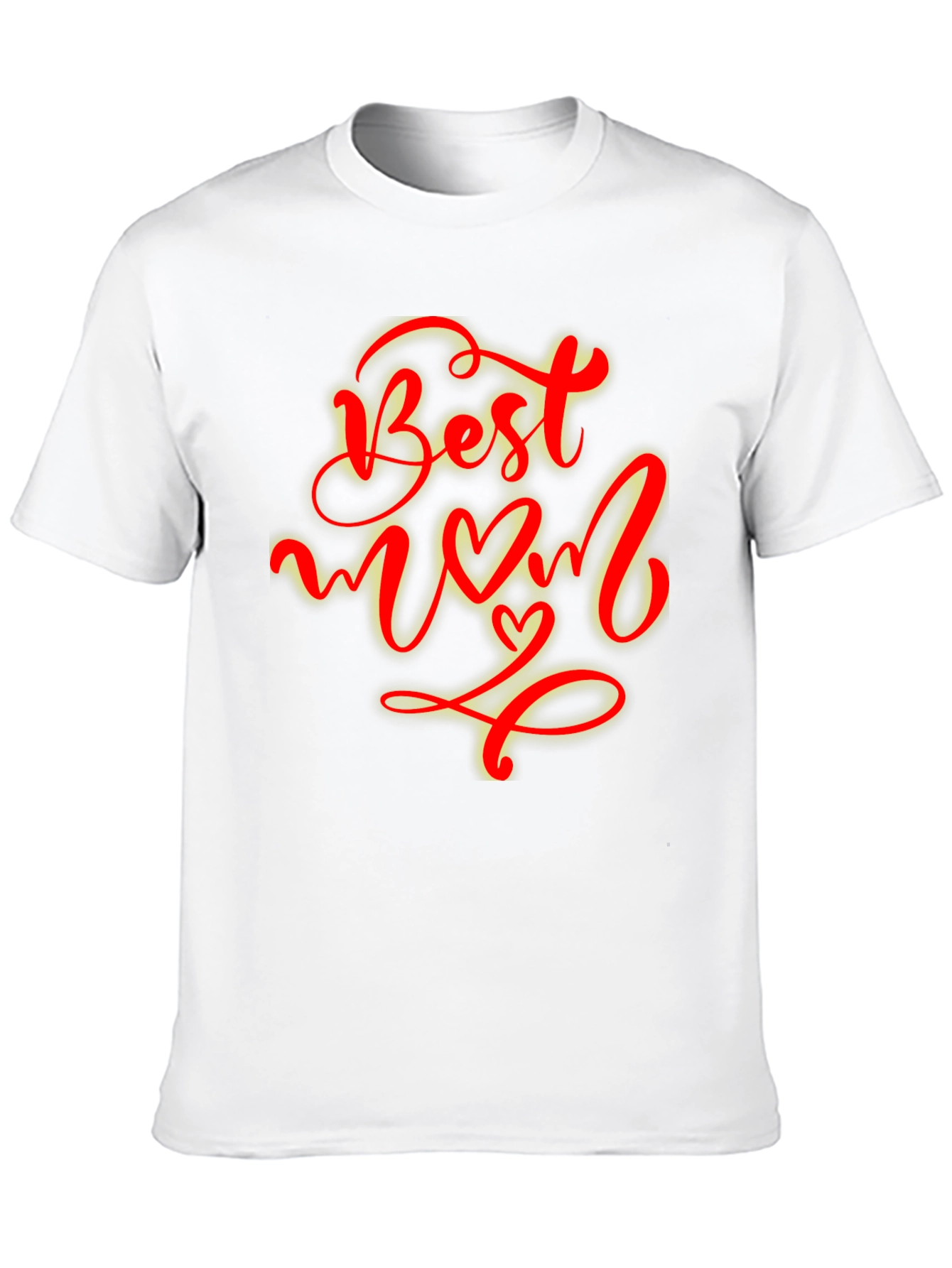 Best Mom Ever T-Shirt - Heart Design