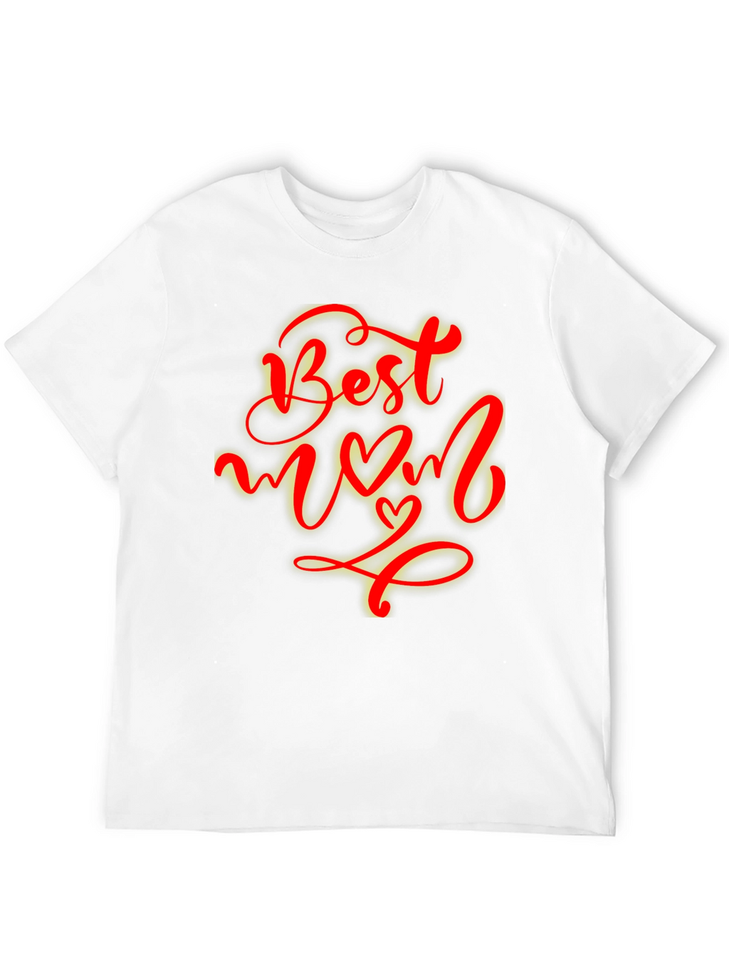 Best Mom Ever T-Shirt - Heart Design