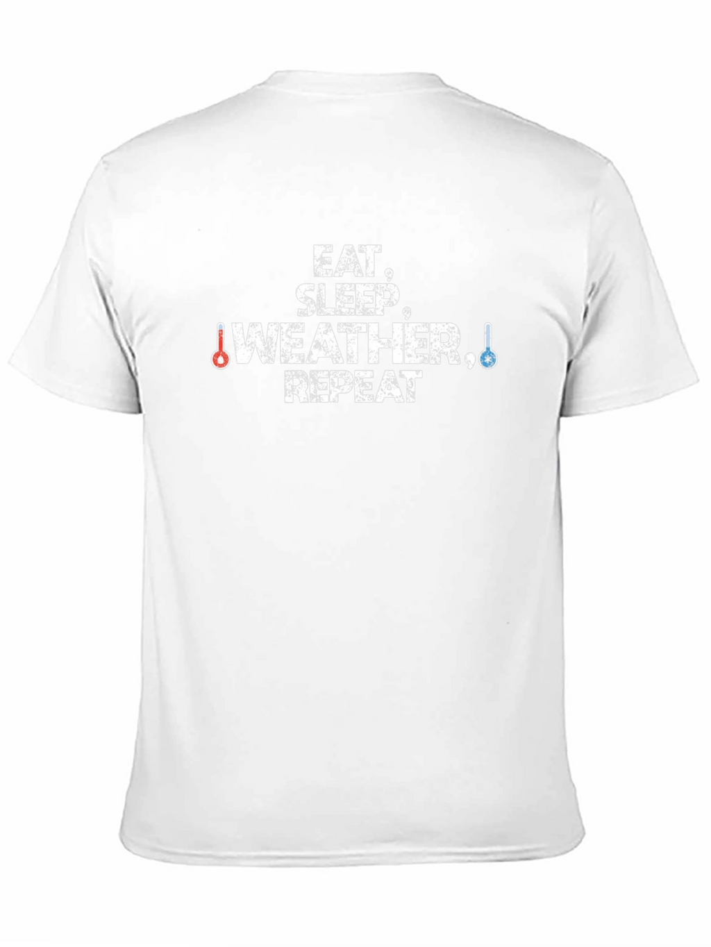 Eat Sleep Weather Repeat Black T-Shirt