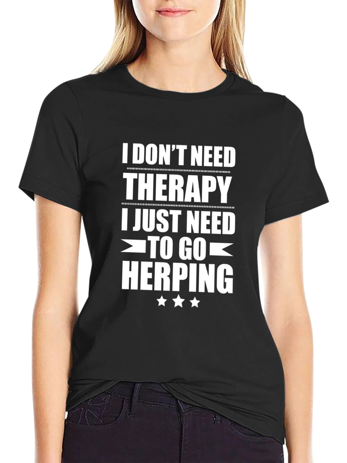 Herping Therapy Graphic T-Shirt