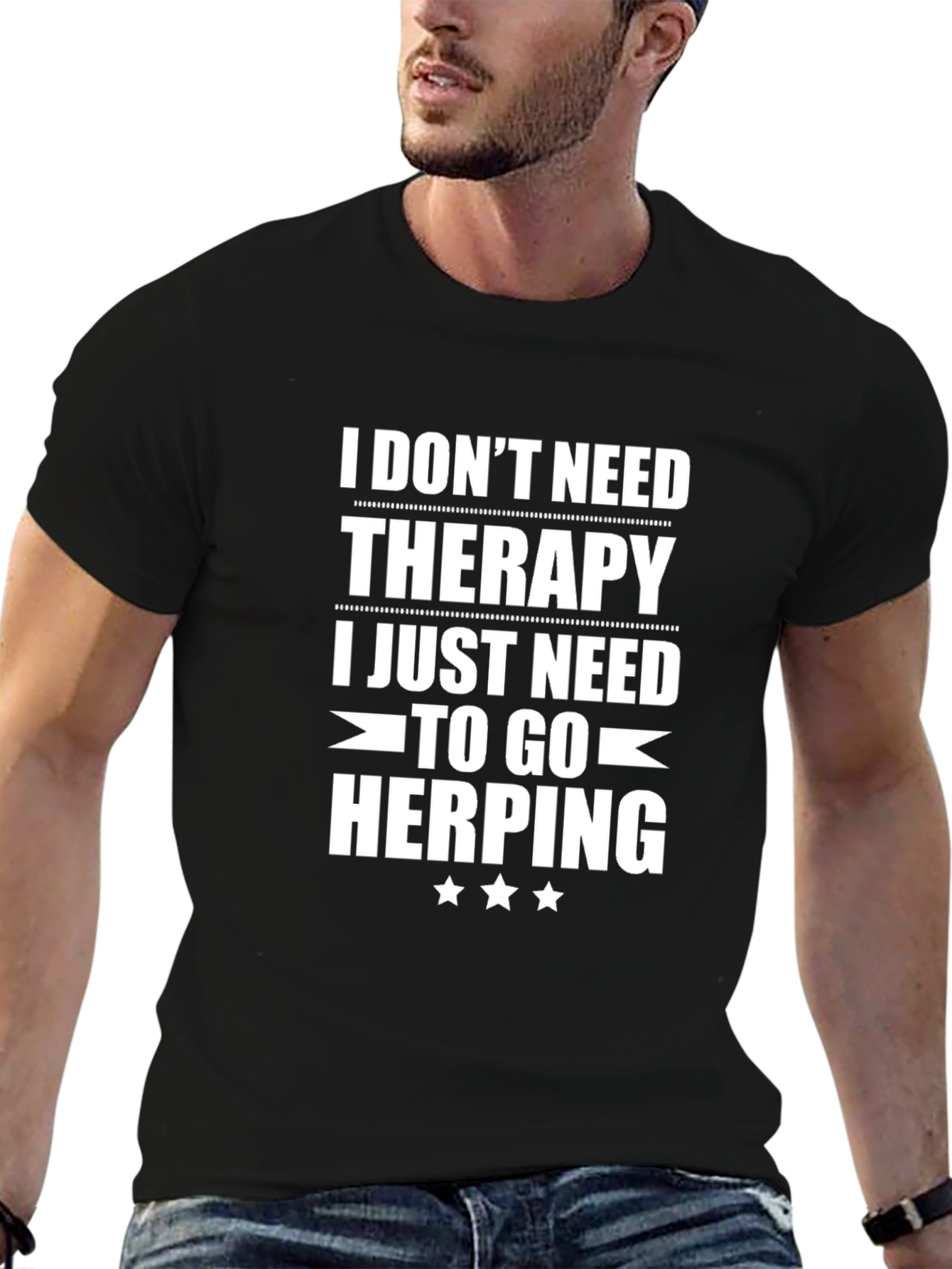 Herping Therapy Graphic T-Shirt