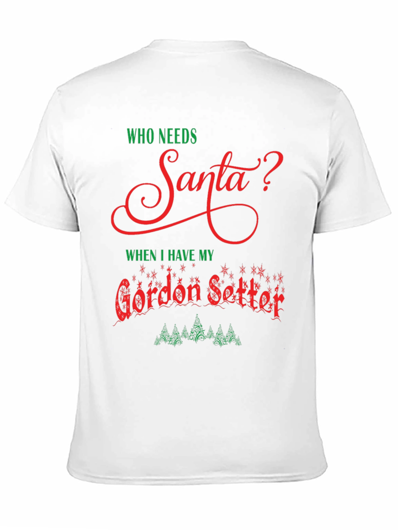Gordon Setter Santa Christmas T-Shirt