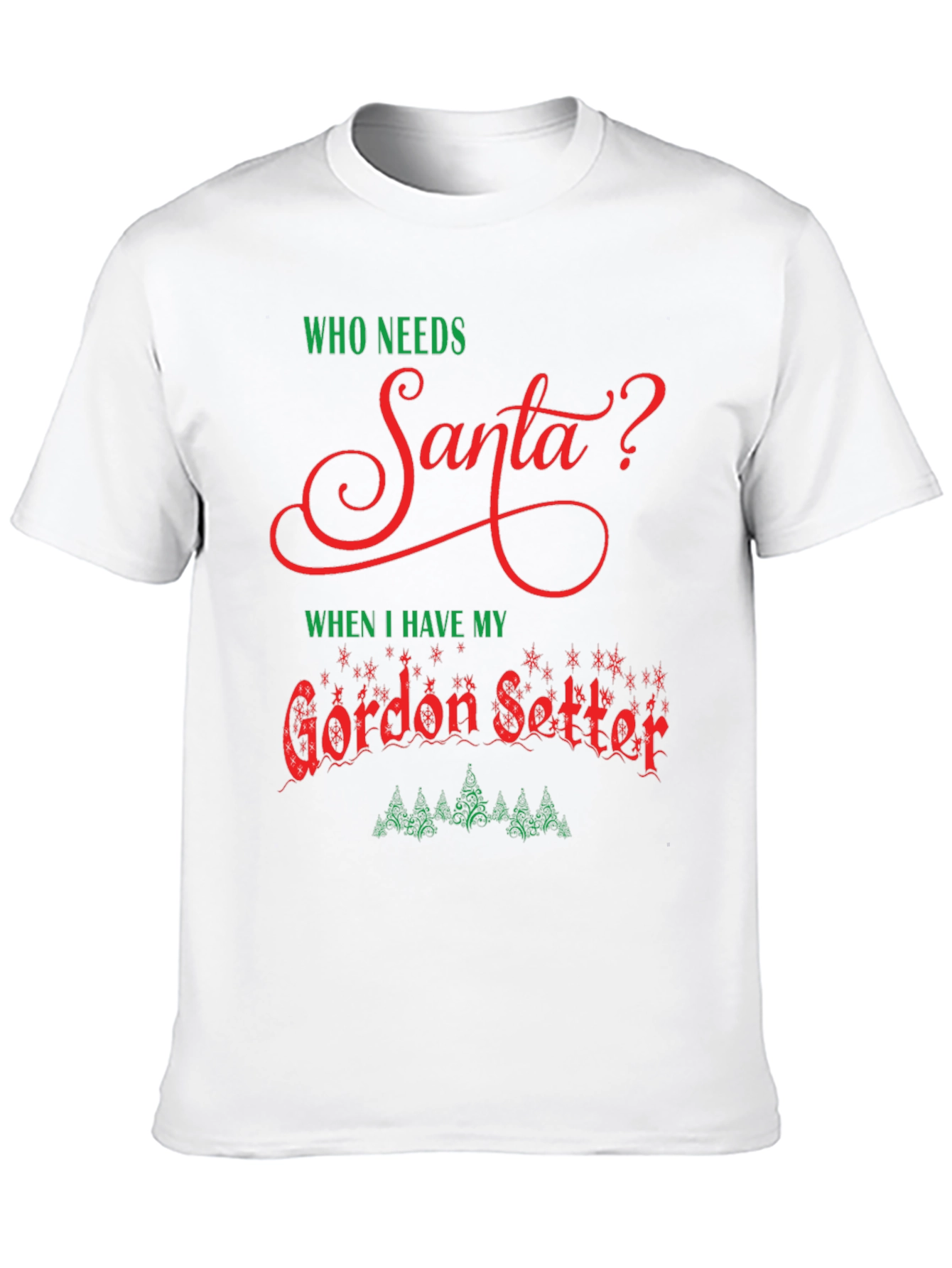 Gordon Setter Santa Christmas T-Shirt