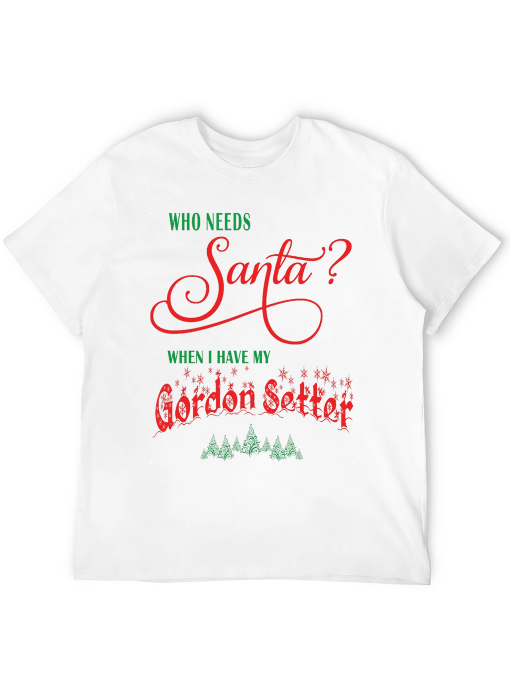 Gordon Setter Santa Christmas T-Shirt