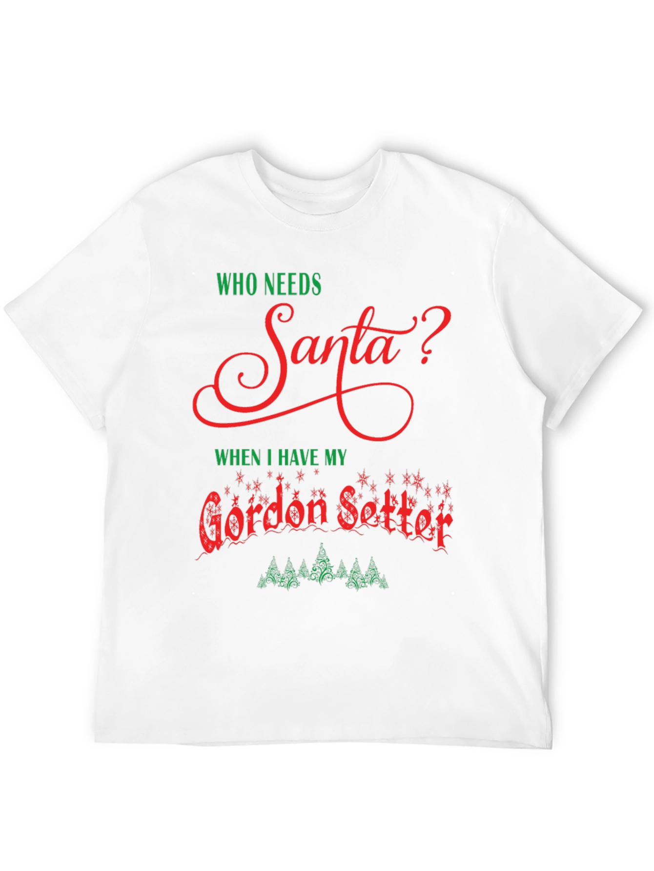 Gordon Setter Santa Christmas T-Shirt