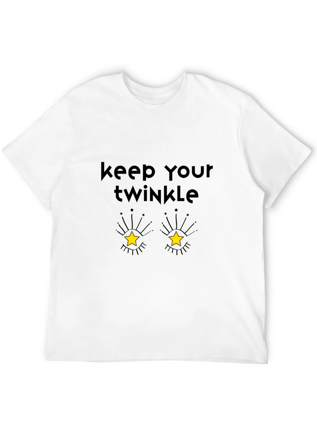 Keep Your Twinkle Graphic Tee - Mens Black T-Shirt