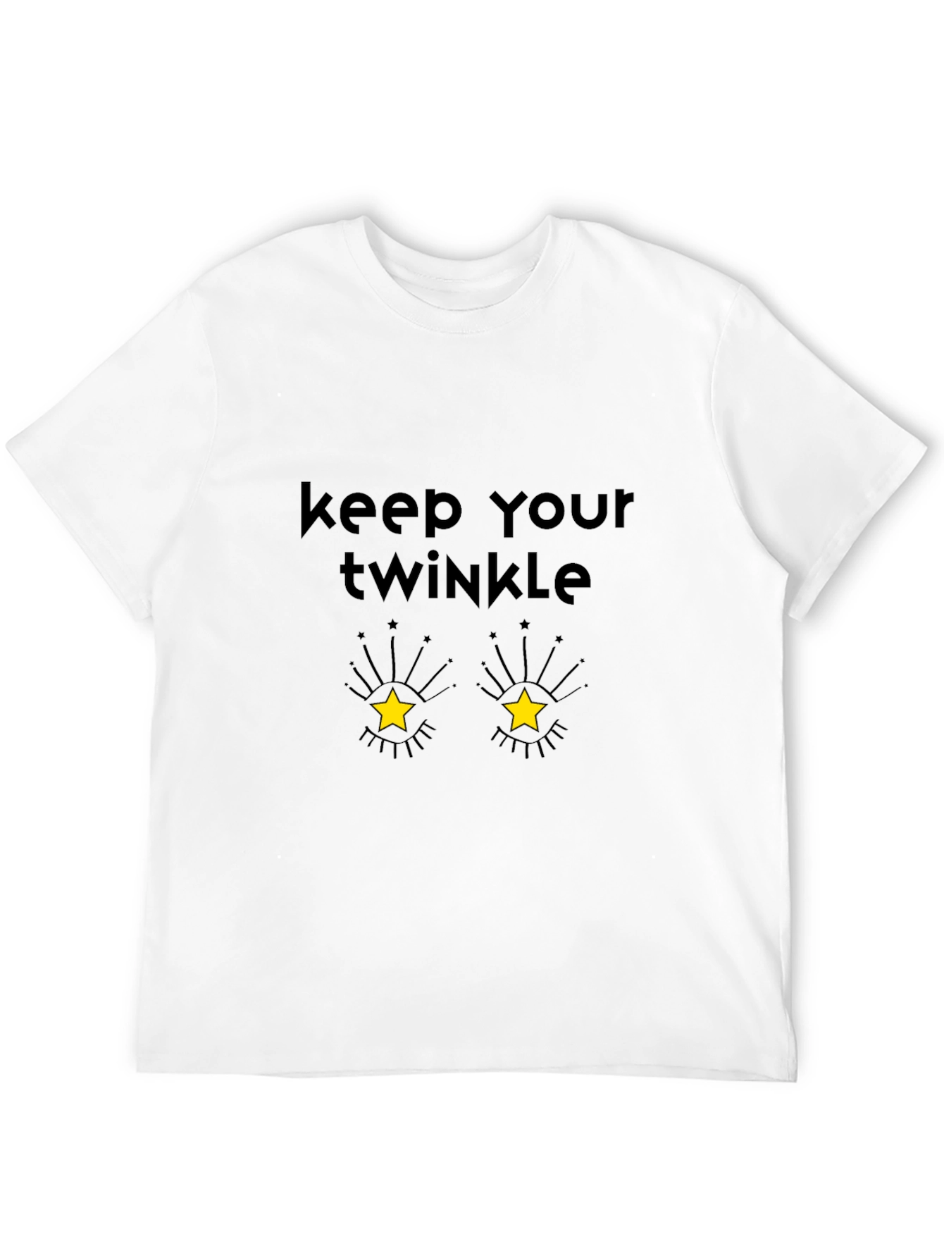 Keep Your Twinkle Graphic Tee - Mens Black T-Shirt