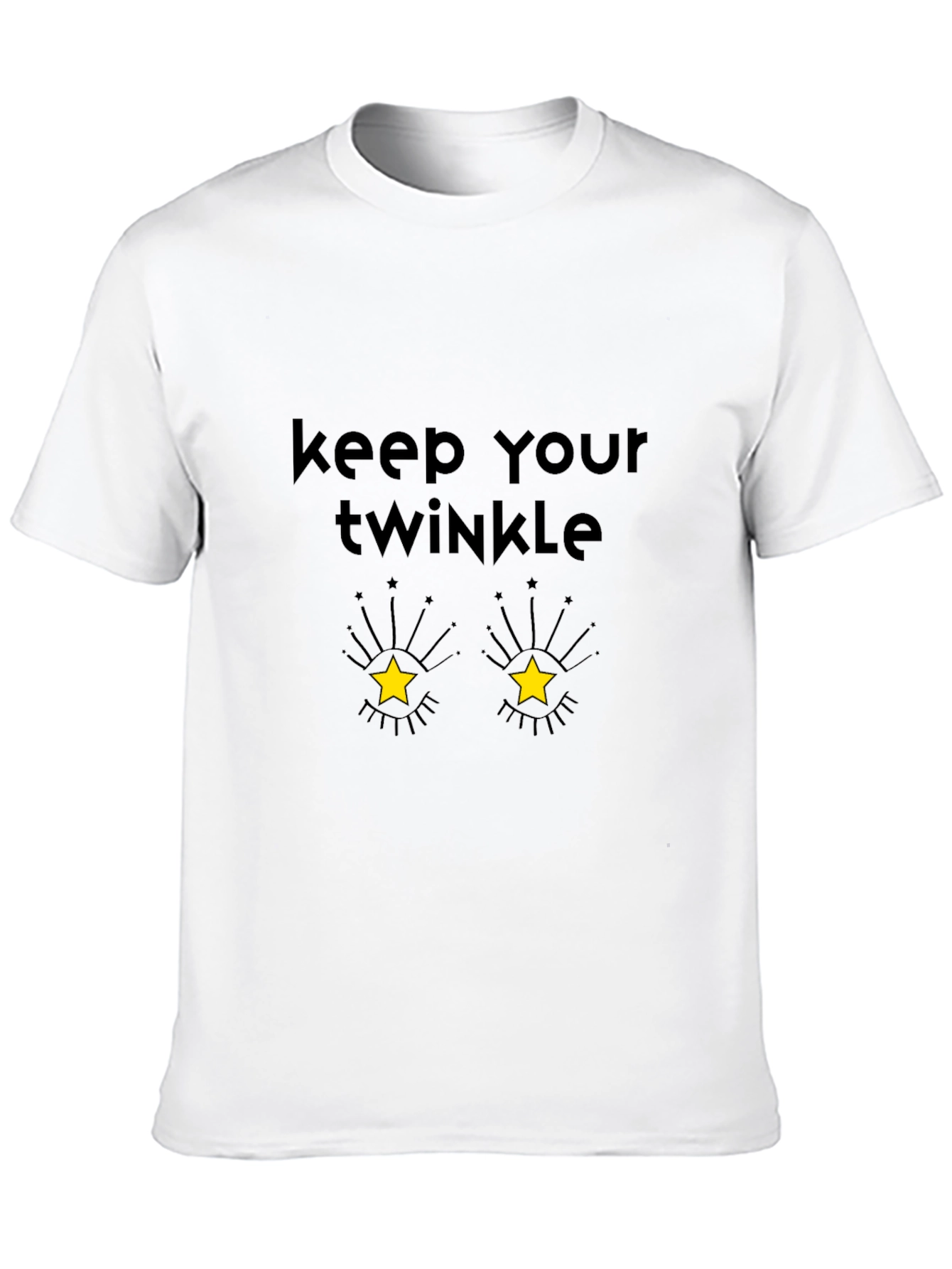 Keep Your Twinkle Graphic Tee - Mens Black T-Shirt