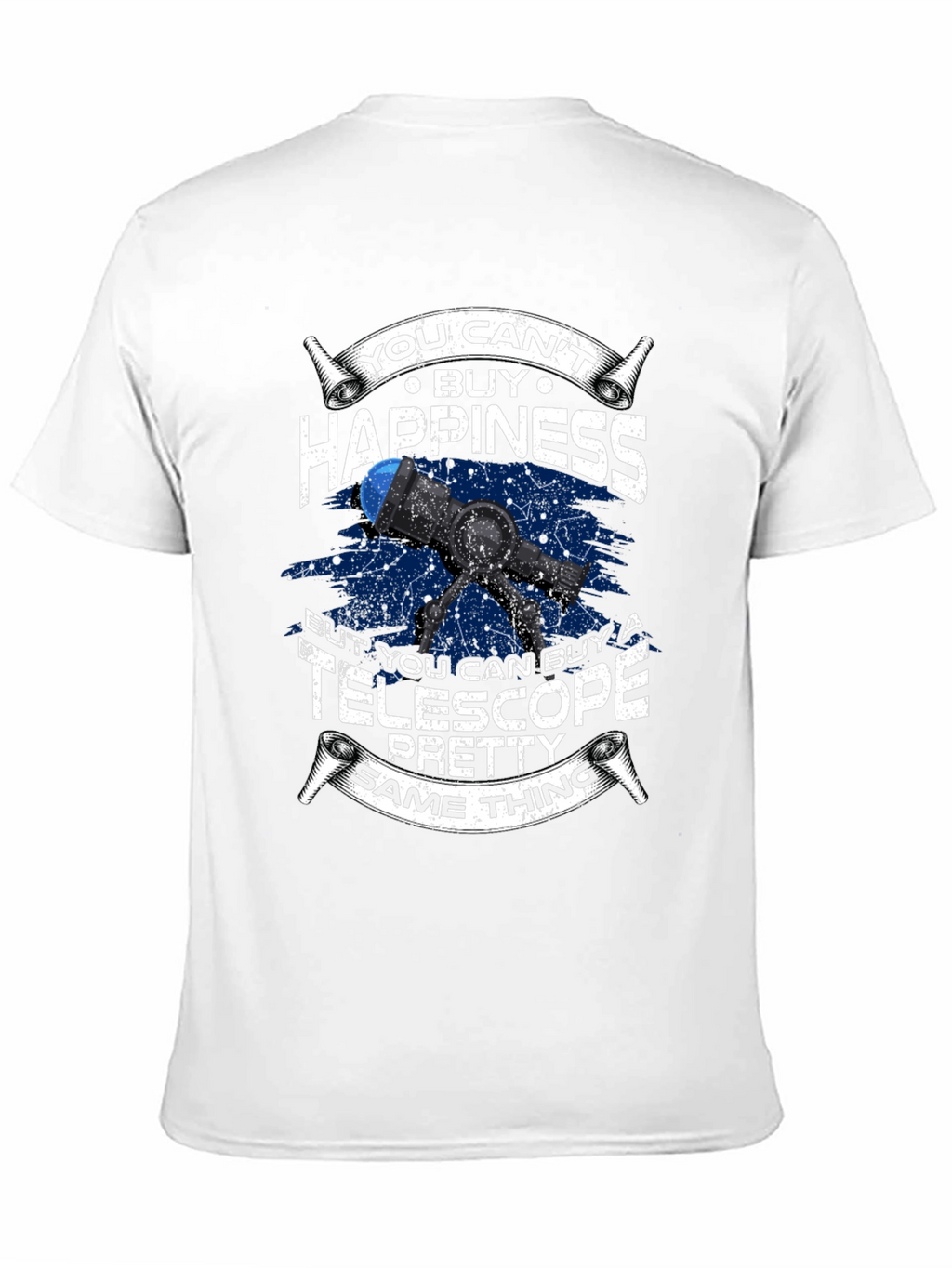 Telescope Happiness T-Shirt - Astronomy Lover Gift