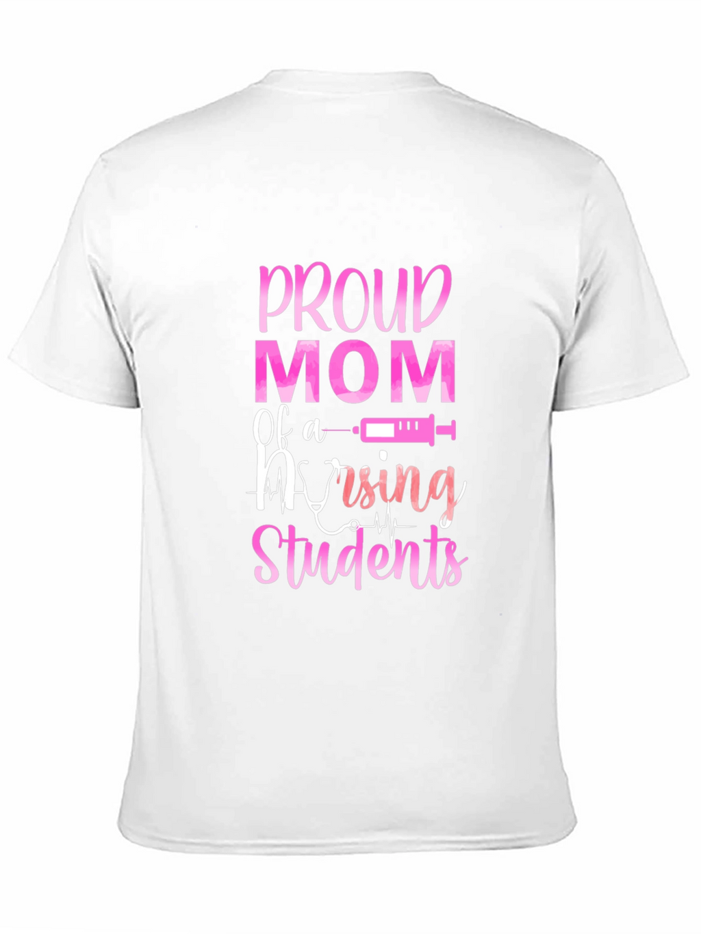Proud Mom of Nursing Students Black T-Shirt