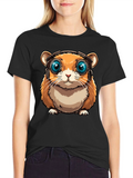 Hamster Headphone Graphic Tee